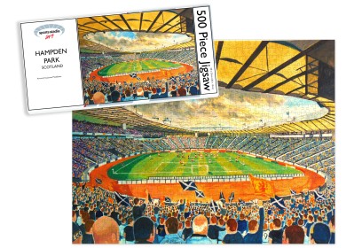 Hampden Park Stadium Fine Art Jigsaw Puzzle - Scotland